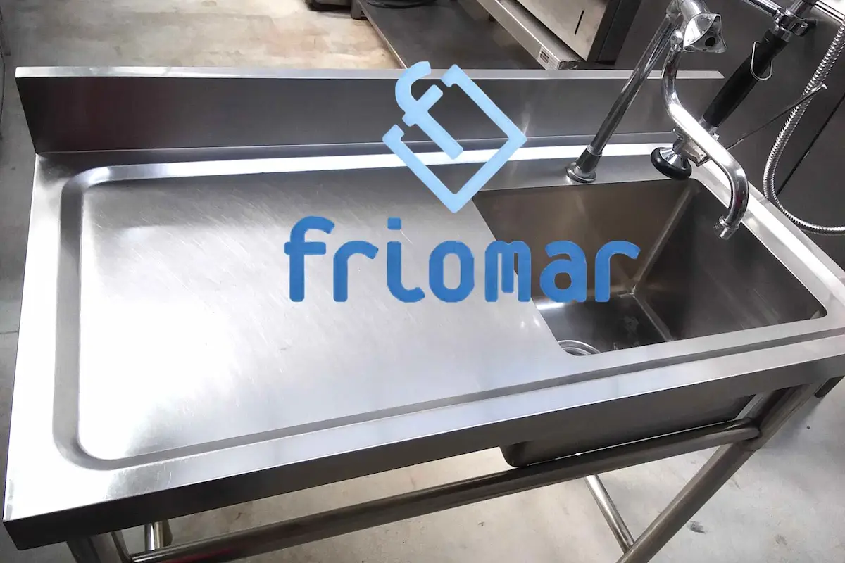 Fregadero 1000mm Fondo 500mm Alto 85cm + GRIFO - Imagen 2