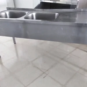 M1124-FREGADERO 2S 55x50x25 Y 1E 1_90x0_70 MTS OCASION (2) 480€ fregadero 2 senos industrial