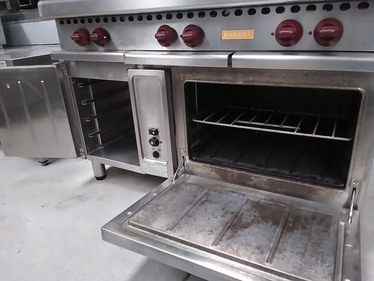 Cocina 6 Fuegos Con Horno Mural EURAST - Imagen 2