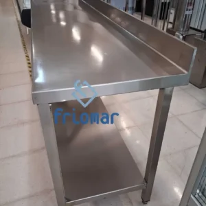 2688 MESA MURAL ACERO INOX. 2400x600x850 MM (2)